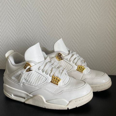 Jordan 4 Sail/metalic gold