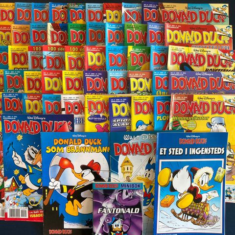 Donald Duck fra 2008 (komplett årgang med 4 ekstranummer)