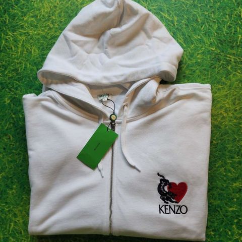 Kenzo white hooded jacket limited series