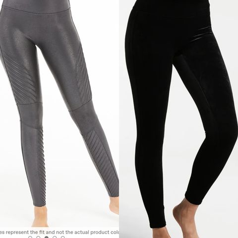 2 stk Spanx leggings M, selges billig, kun 750,-