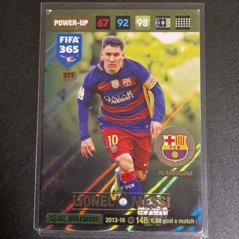 Lionel Messi Goal Machine Barcelona Panini Adrenalyn XL FIFA 365