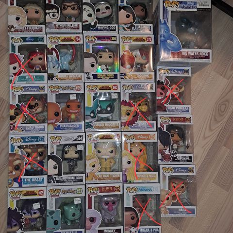 Funko pop figurer selges