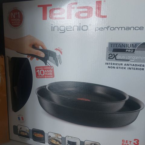 Tefal ingenio stekepanner selges