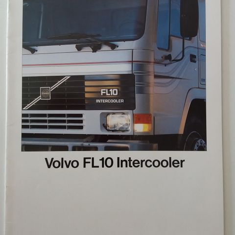 VOLVO FL 10 Intercooler Lastebil -brosjyre.