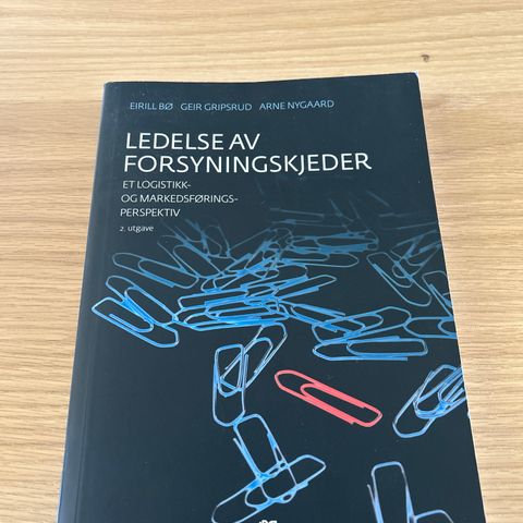 Ledelse av forsyningskjeder (Bø, Gripsrud, Nygaard) 2.utgave