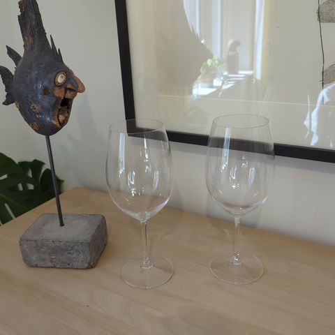 2 Riedel XL vinum Bordeaux glass