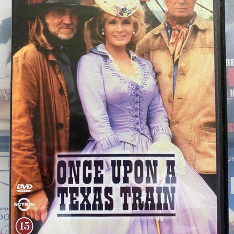 ONCE UPON A TEXAS TRAIN PÅ DVD, SELGES FOR 120,-.