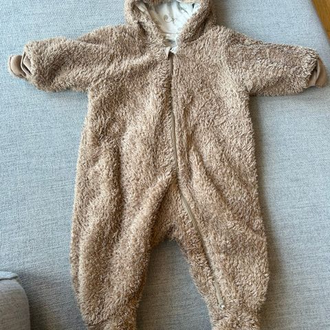 Brun teddyfleece