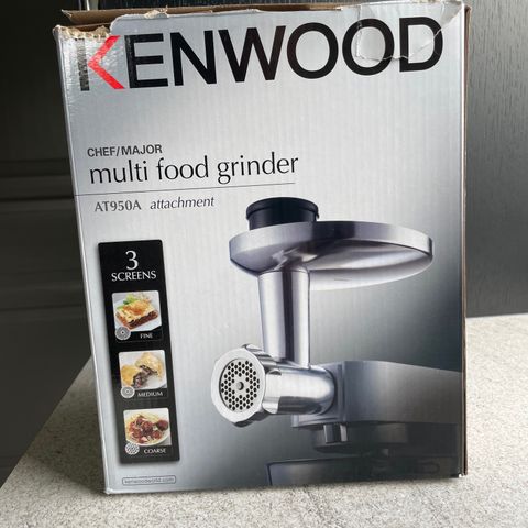 Kenwood multi food grinder/ kjøttkvern - ubrukt