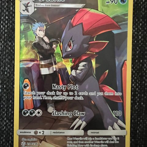 Cosmic Eclipse Weavile Secret Rare 238/236