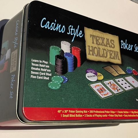 Casino sett - Texas hold’em