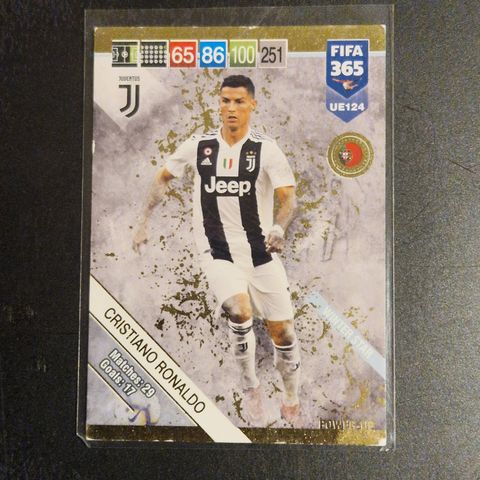 Cristiano Ronaldo Winter Star Juventus Panini Adrenalyn XL FIFA 365