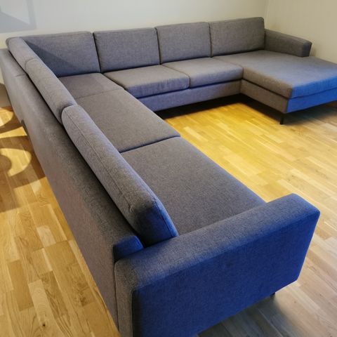 Hjørnesofa med sjeselong