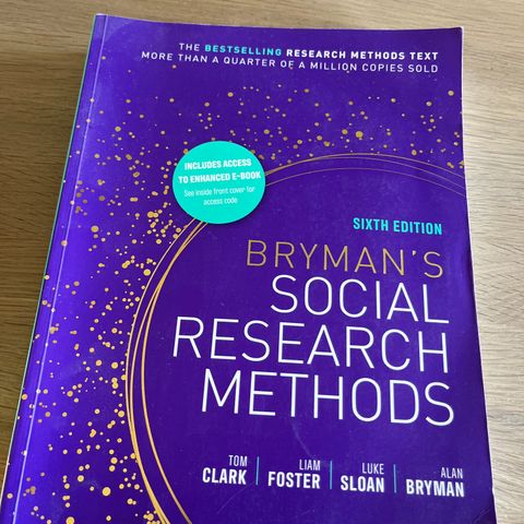 Sixth Bryman’s Social research methods