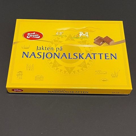 Freia - Jakten på nasjonalskatten  (Brettspill) - Som ny !