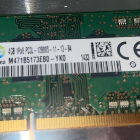 Samsung 4GB 1Rx8 PC3L - 12800S