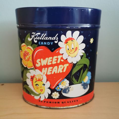 Kiellands candy vintage metallboks