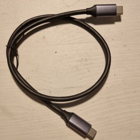 50cm Høyhastighets kabel med Usb c til usb c