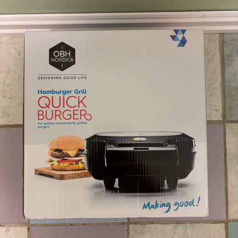 OBH Nordica Hamburger grill