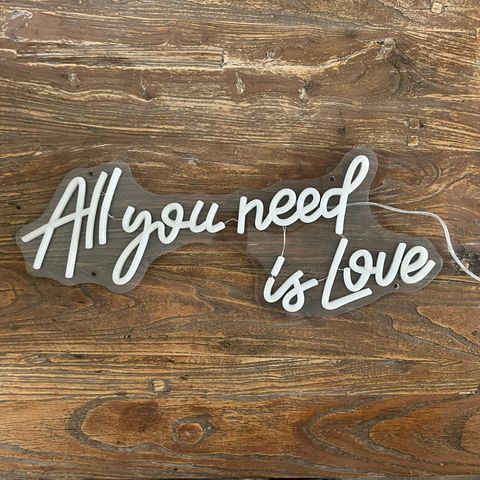 Neonskilt - All you need is love