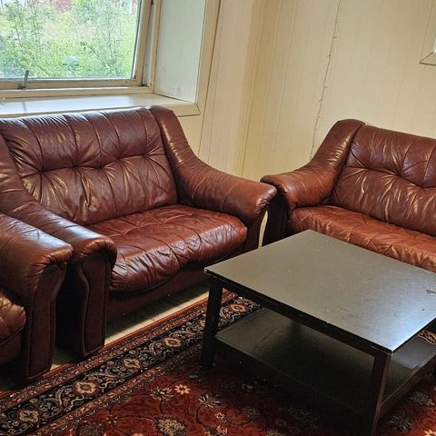 Leather sofa