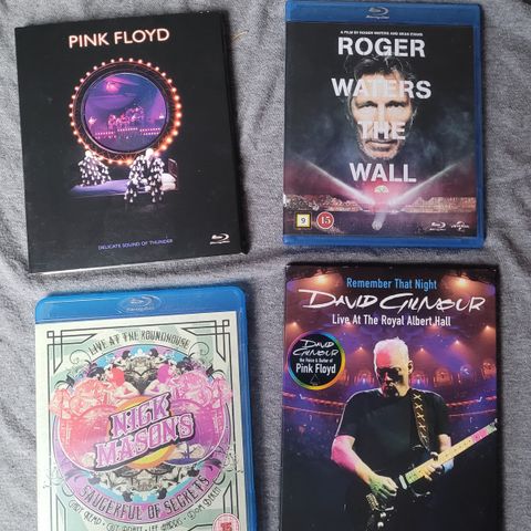 Pink Floyd, David Gilmour, Nick Mason og Roger Waters