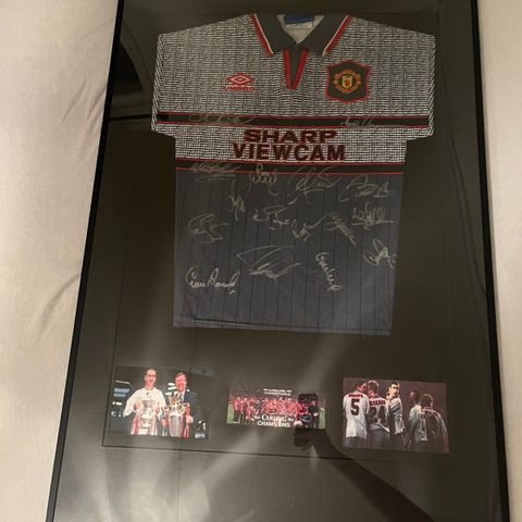 Manchester United 1995/1996 signert bortedrakt