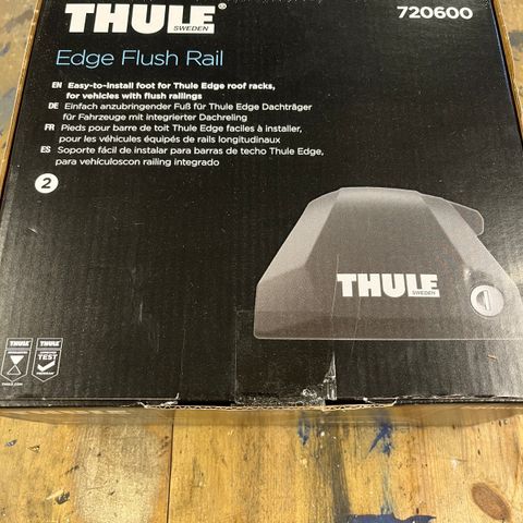 Thule 720600 Edge flush rail