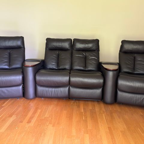 4 seters recliner sofa selges