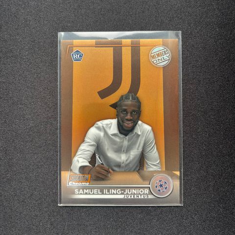 Samuel Iling-Junior RC orange variation /25 juventus topps  2023