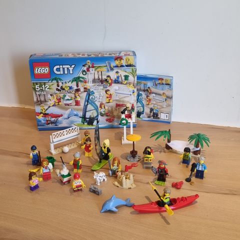 Komplett Lego City 60153 Figursamling- Moro på stranden