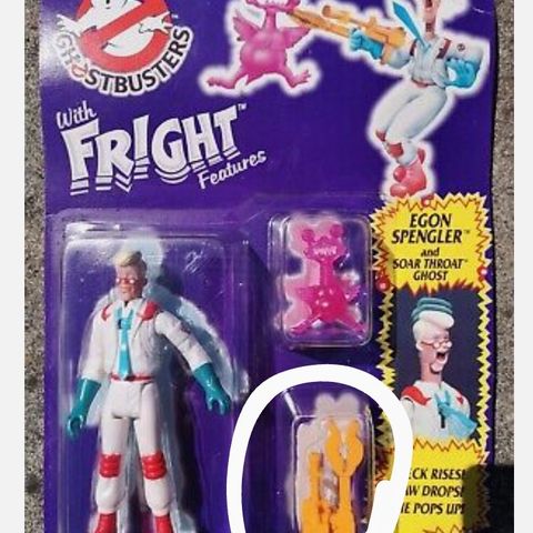 Ghostbusters Fright Features Egon Spengler w/Soar Throat Ghost PART ONLY!