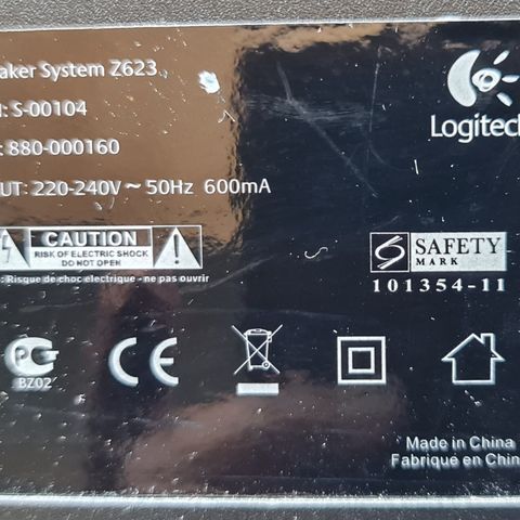 Logitech høyttalersystem Z623