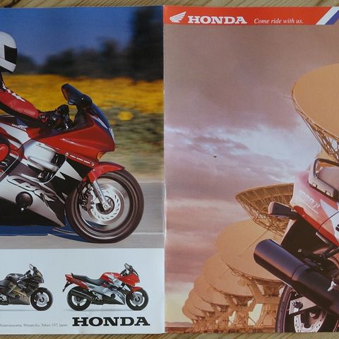 Honda CBR 1000F brosjyre 09.1996