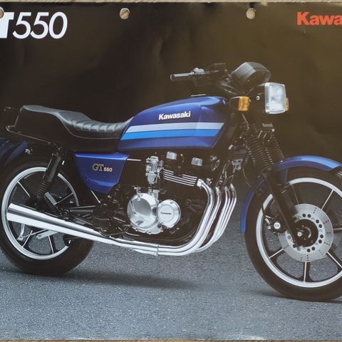 Kawasaki GT550 brosjyre   1987?