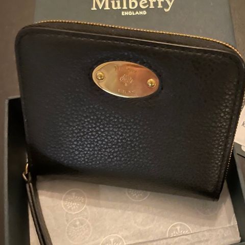 Mulberry svart lommebok