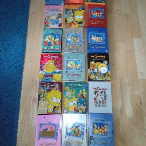 The Simpsons dvd collection