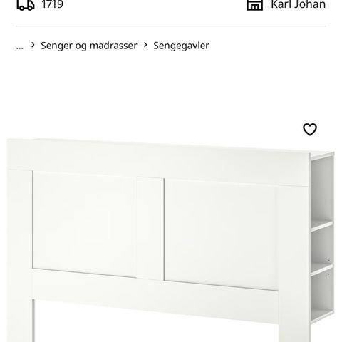 IKEA sengegavl