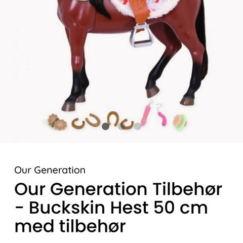 Our generation Dukker - Hest med tilbehør