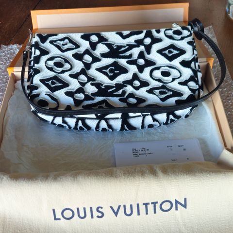 Louis Vuitton X Urs Fischer White/black Pochette Accessoires bag