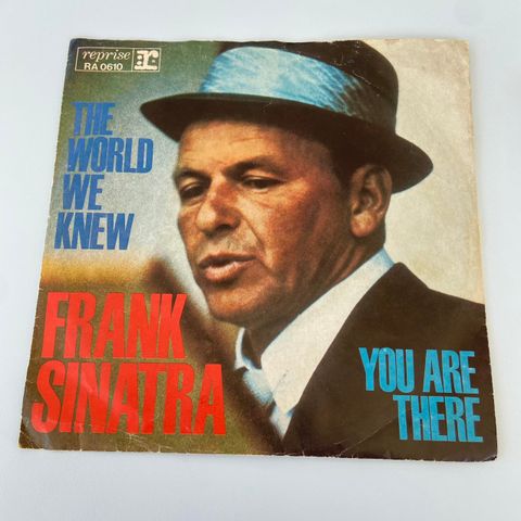 JAZZ  Frank Sinatra vinyl Promo plater - singler - Ep - vintage konsert billett