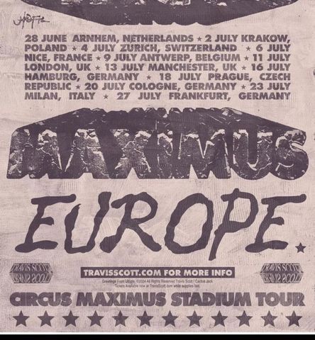 Travis Scott Circus Maximus Tour Cologne, Tyskland billetter selges billig!
