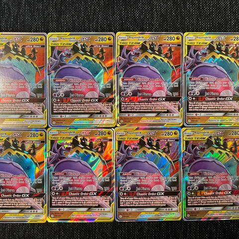 Sun & Moon Cosmic Eclipse Naganadel & Guzzlord GX 158/236