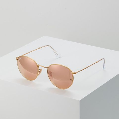 Ray-Ban round metal flash lenses solbriller