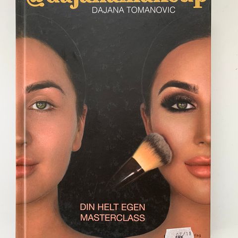 Sminke/Make-up bok «Din helt egen masterclass - @Dajanamakeup» selges
