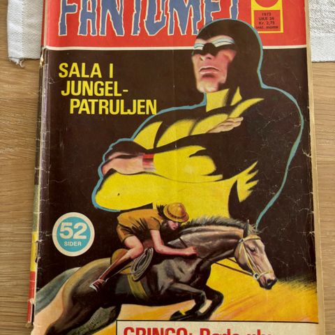 Fantomet tegneserier ca 100 stk fra 1973-1989