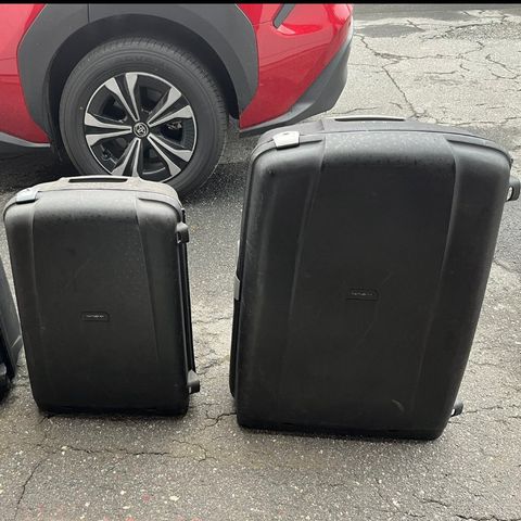 2 stk robuste Samsonite kofferter med kodelås