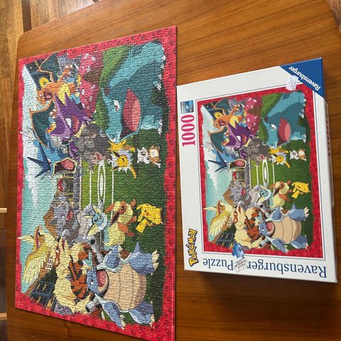 Ravensburger Puzzle Pokemon 100 puslespill