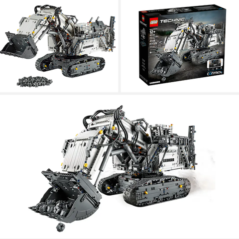 Lego 42100 Liebherr R 9800 gravemaskin selges