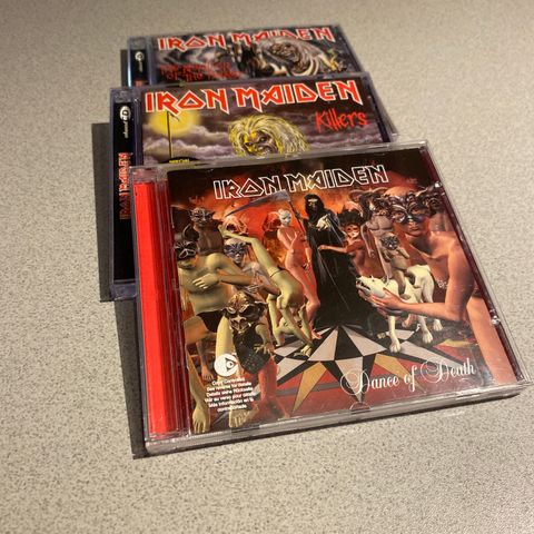 3 stk Iron Maiden cd’er